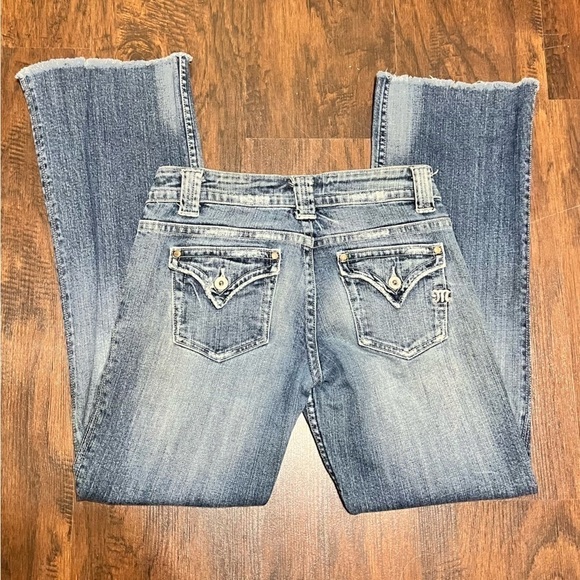 MISS ME JEANS size 28 style: JP4009D-LUCILLE color Baltimore Dark EuC - Picture 8 of 15